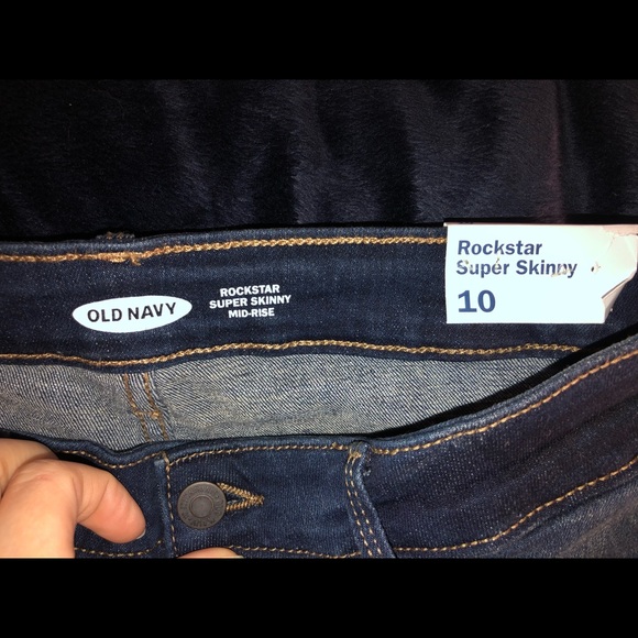 NWT Old Navy mid rise super skinny jeans - Picture 6 of 6